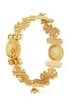 Zariin_Gold Plated Divine Charm Bangle _Online_at_Aza_Fashions