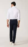 Shop_S&N by Shantnu Nikhil_Off White Cotton Blend Plain Contrast Placket Shirt _at_Aza_Fashions