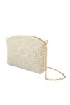 Boxwish By Bhumika_White Paisley Embroidered Bag _Online_at_Aza_Fashions