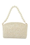 Buy_Boxwish By Bhumika_White Paisley Embroidered Bag _at_Aza_Fashions