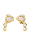 Buy_ISHARYA_Gold Plated Mirror Sheesh Mahal Embellished Ear Climbers _Online_at_Aza_Fashions