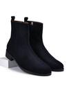 Buy_Wednesday Lifestyle_Blue Lord Plain Suede Leather Boots _at_Aza_Fashions