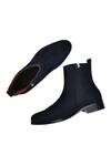 Shop_Wednesday Lifestyle_Blue Lord Plain Suede Leather Boots _at_Aza_Fashions