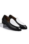 Buy_Wednesday Lifestyle_Black New York Contrast Patch Belgian Loafers _at_Aza_Fashions