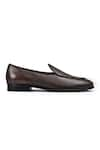 Wednesday Lifestyle_Brown New York Textured Belgian Loafers _Online_at_Aza_Fashions