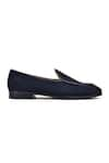 Wednesday Lifestyle_Blue New York Plain Suede Leather Belgian Loafers _Online_at_Aza_Fashions