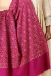 Buy Dusala Pink Krishina Pashmina Embroidered Shawl Online at Aza Fashions Buy_Dusala_Pink Krishina Pashmina Embroidered Shawl _Online_at_Aza_Fashions
