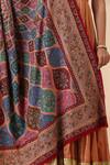 Dusala Multi Color Anhiga Paisley Handwoven Kalamkari Artwork Shawl at Aza Fashions Dusala_Multi Color Anhiga Paisley Handwoven Kalamkari Artwork Shawl _at_Aza_Fashions