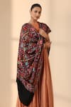 DUSALA_Multi Color Aabi Kari Clara And Tila Embroidered Pashmina Shawl _Online_at_Aza_Fashions