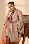 Buy_DUSALA_Multi Color Luna Striped Gulab Embroidered Pashmina Shawl _Online_at_Aza_Fashions