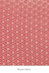 Naaritva India_Pink Handloom Cotton Woven Zari Vine Border Saree With Running Blouse Piece _Online_at_Aza_Fashions