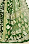 Buy_Naaritva India_Green Handloom Cotton Handwoven Floral Saree With Running Blouse _Online_at_Aza_Fashions