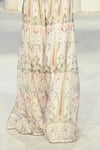 Buy_Payal Singhal_Off White Georgette Embroidered Forest Wisper Anam Printed Sharara With Corset _Online_at_Aza_Fashions