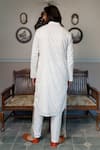 Shop_PS Men by Payal Singhal_Ivory Katarwa Embroidered Zardozi Floral Woven Embellished Kurta With Pant _at_Aza_Fashions