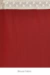 Shop_Naaritva India_Maroon Silk Zari Gullista Bloom Woven Banarasi Saree With Running Blouse _Online_at_Aza_Fashions