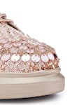 Buy_Anaar_Rose Gold Embellished Main Squeeze Sequin Scatter Sneakers 