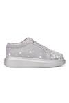 Buy_Anaar_Silver Embellished Oh Em Gees Sequin Sneakers _Online_at_Aza_Fashions