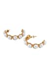 Buy_Anaash_Gold Plated Bead Embellished Hoops 