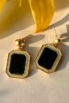 Shop_Zariin_Black Onyx Revitalise Earrings _at_Aza_Fashions