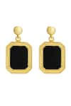 Buy_Zariin_Black Onyx Revitalise Earrings _Online_at_Aza_Fashions