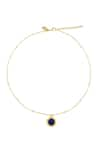 Shop_Zariin_Blue Lapis Lazuli Healing Touch Pendant Necklace _at_Aza_Fashions