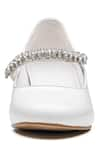 Buy_Dang Shoes_White Stone Embellished Block Heels _Online_at_Aza_Fashions