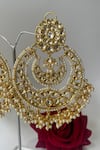 Studio6 Jewels_Gold Plated Kundan Studded Chandbalis _Online_at_Aza_Fashions