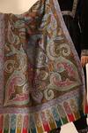 Shop_Dusala_Multi Color Andri Kalamkari Adda Work Shawl _Online_at_Aza_Fashions