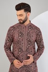 Buy Kasbah Black Chanderi Embroidery, Sequins Paisley Kurta Online at Aza Fashions Buy_Kasbah_Black Chanderi Embroidery, Sequins Paisley Kurta _Online_at_Aza_Fashions