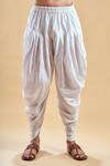 Buy_Arihant Rai Sinha_Green Silk, Cotton Embroidery Placement Kurta With Dhoti Pant 