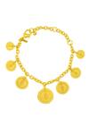 Shop_Arvino_Gold Plated Medallion Of The Serpent Anklet-single Pc _at_Aza_Fashions