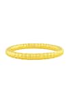 Arvino Gold Plated Etched Furrowed Bangle Online at Aza Fashions Arvino_Gold Plated Etched Furrowed Bangle _Online_at_Aza_Fashions