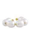 Shop_Arvino_Gold Plated Pearls Weave Ear Cuff-single Pc _at_Aza_Fashions