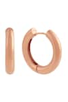 Shop_Arvino_Rose Gold Era Bali Hoops _at_Aza_Fashions