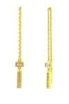 Shop_Arvino_Gold Plated Crystals Petite Chain Threader Earrings _at_Aza_Fashions