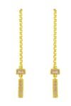 Buy_Arvino_Gold Plated Crystals Petite Chain Threader Earrings _Online_at_Aza_Fashions