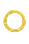 Arvino_Gold Plated Crumple Foil Ring _Online_at_Aza_Fashions