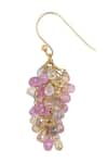 Anuka Jewels_Multi Color Tourmaline Drop Bunch Earrings _Online_at_Aza_Fashions