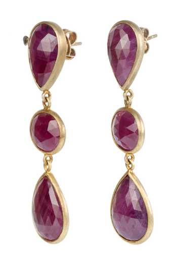 Shop_Anuka Jewels_Red Stones Callista Dangler Drop Earrings _at_Aza_Fashions