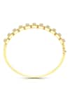 Buy_Divine Solitaires_Yellow Diamonds 18kt Gold Embellished Bangle _Online_at_Aza_Fashions