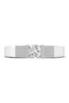 Shop_Divine Solitaires_White Diamond Solitaire Cut-out Ring _at_Aza_Fashions