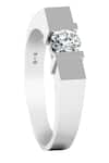 Divine Solitaires_White Diamond Solitaire Cut-out Ring _Online_at_Aza_Fashions