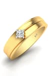 Buy_Divine Solitaires_Yellow Diamond Round Solitaire Ring _at_Aza_Fashions