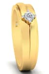 Divine Solitaires_Yellow Diamond Round Solitaire Ring _Online_at_Aza_Fashions