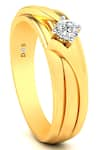 Divine Solitaires_Yellow Diamond Round Solitaire Ring _Online_at_Aza_Fashions