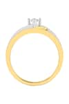 Buy_Divine Solitaires_Yellow Diamond Two-tone Solitaire Ring _Online_at_Aza_Fashions