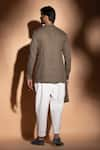 Shop_studio error_Off White Cotton Plain Pleated Relax Trouser _at_Aza_Fashions