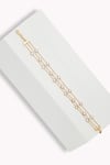 Buy_Rowas Jewels_Rose Gold Diamonds Three Line Brilliance Bracelet _at_Aza_Fashions