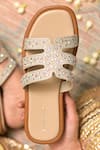 Coral Haze_Silver Rhinestone Jerah Scattered Embellished Sliders _Online_at_Aza_Fashions