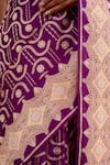 Shop_Neitri_Purple Banarasi Silk Handwoven Orchid Saree With Running Blouse _Online_at_Aza_Fashions